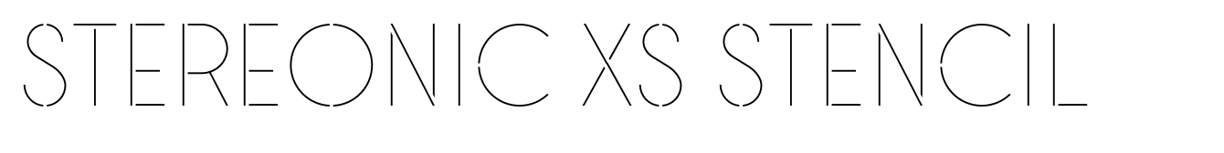 Stereonic XS Stencil